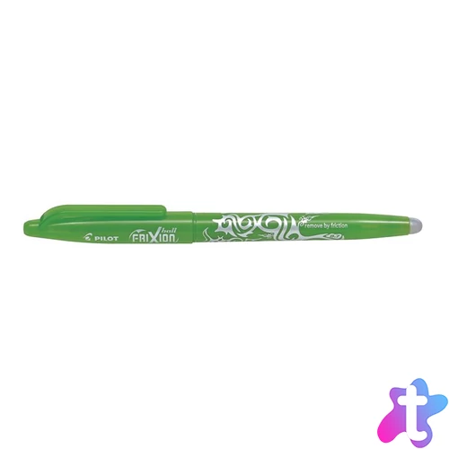 Rollertoll, 0,35 mm, törölhető, kupakos, PILOT "Frixion Ball", világoszöld