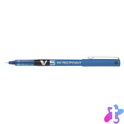 Rollertoll, 0,3 mm, tűhegyű, kupakos, PILOT "Hi-Tecpoint V5", kék