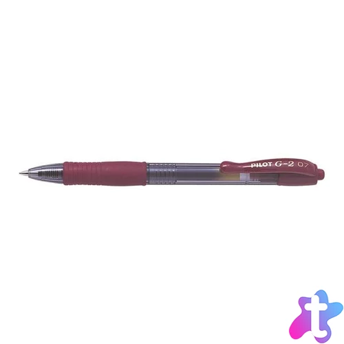 Zseléstoll, 0,32 mm, nyomógombos, PILOT "G-2", bordó