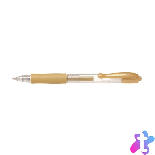 Zseléstoll, 0,32 mm, nyomógombos, PILOT "G-2 Metallic", arany