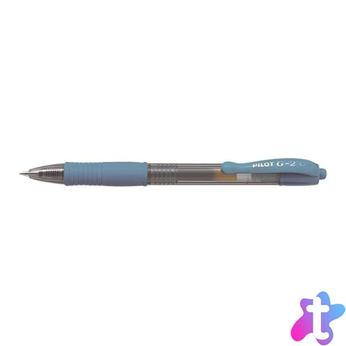 Zseléstoll, 0,32 mm, nyomógombos, PILOT "G-2", világoskék