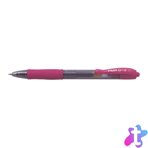 Zseléstoll, 0,32 mm, nyomógombos, PILOT "G-2", rózsaszín
