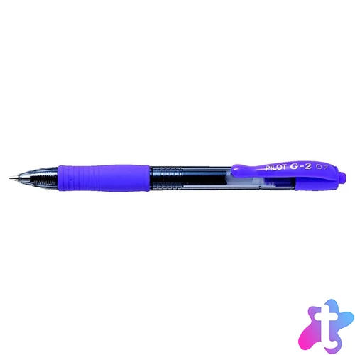 Zseléstoll, 0,32 mm, nyomógombos, PILOT "G-2", lila
