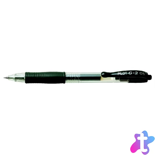 Zseléstoll, 0,25 mm, nyomógombos, PILOT "G-2", fekete