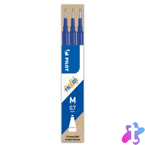Rollertoll betét, 0,35 mm, törölhető, PILOT "Frixion Ball/Clicker", kék