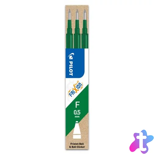 Rollertoll betét, 0,25 mm, törölhető, PILOT "Frixion Ball/Clicker", zöld