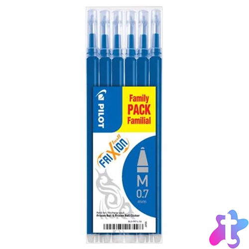 Rollertoll betét, 0,35 mm, törölhető, PILOT "Frixion Ball/Clicker", kék