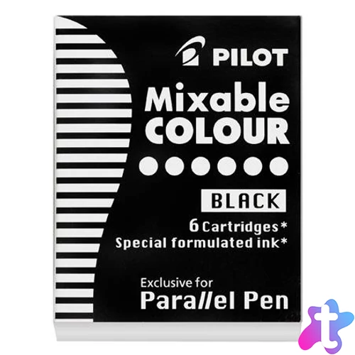 Töltőtoll patron, PILOT "Parallel Pen", fekete