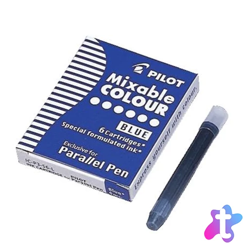 Töltőtoll patron, PILOT "Parallel Pen", kék