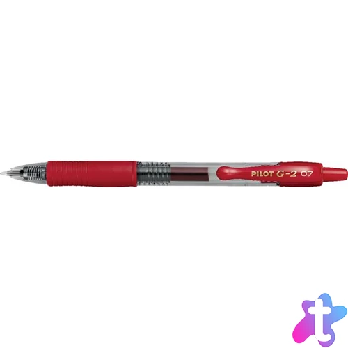 Zseléstoll, 0,32 mm, nyomógombos, PILOT "G-2", piros