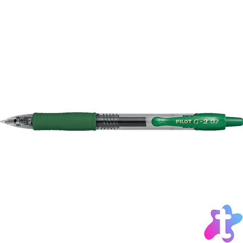 Zseléstoll, 0,32 mm, nyomógombos, PILOT "G-2", zöld