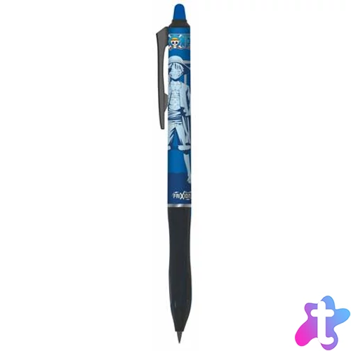 Rollertoll, 0,35 mm, törölhető, nyomógombos, PILOT "Frixion Ball Plus One Piece", kék