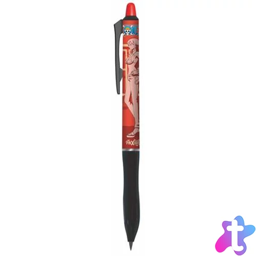 Rollertoll, 0,35 mm, törölhető, nyomógombos, PILOT "Frixion Ball Plus One Piece", piros