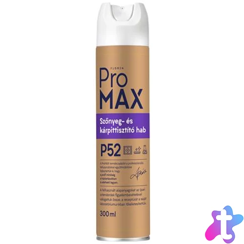 Szőnyeg- és kárpittisztító hab, spray, 300 ml, PROMAX