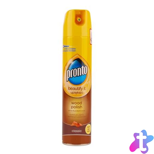 Felülettisztító, spray, 0,25 l, PRONTO "Classic Wood"