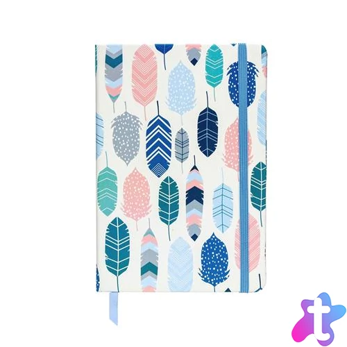 Jegyzetfüzet, A5, puhafedeles, PUKKA PAD "Carpe Diem", toll minta