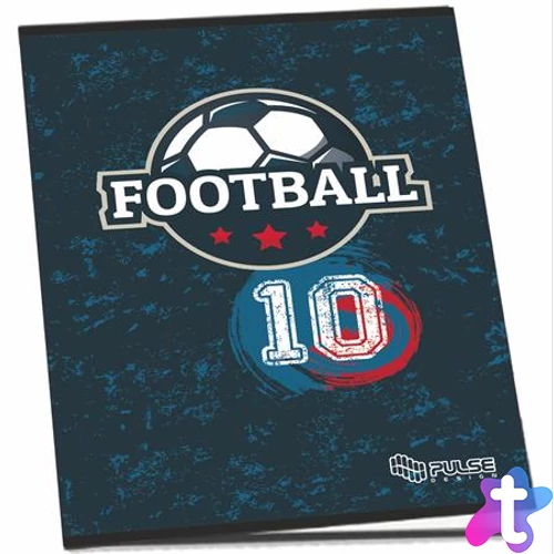 Füzet, tűzött, A4, kockás, 52 lap, PULSE "Boys"