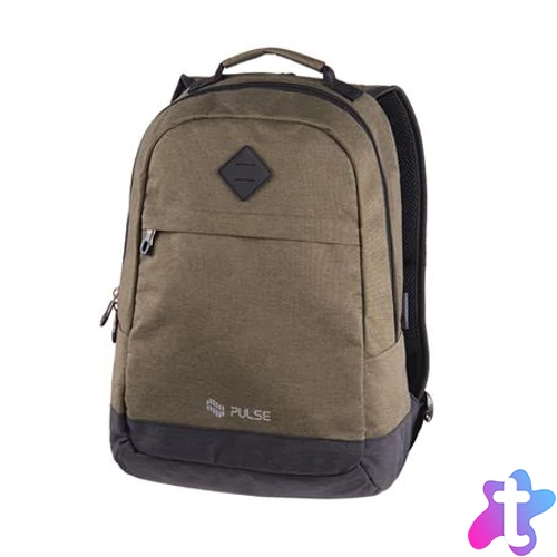 Hátizsák, notebook tartóval, PULSE "Bicolor Olive", zöld