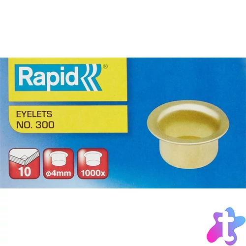 Ringli, fémgyűrű, 4 mm, RAPID