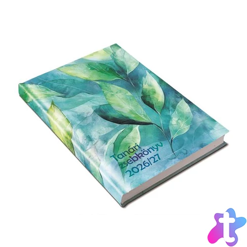 Tanári zsebkönyv, heti, 2026/2027 tanév, REALSYSTEM, levelek