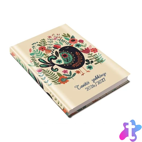 Tanítói zsebkönyv, heti, 2026/2027 tanév, REALSYSTEM, madár