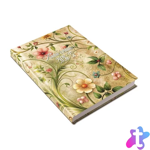 Tanítói zsebkönyv, heti, 2026/2027 tanév, REALSYSTEM, kisvirág