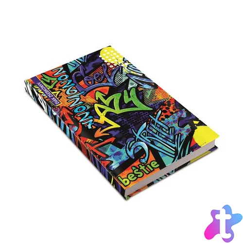 Diák zsebkönyv, heti, 2026/2027 tanév, REALSYSTEM, graffiti