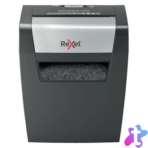 Iratmegsemmisítő, konfetti, 8 lap, REXEL, "Momentum X308"