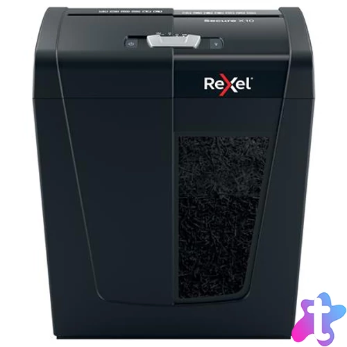 Iratmegsemmisítő, konfetti, 10 lap, REXEL, "Secure X10"