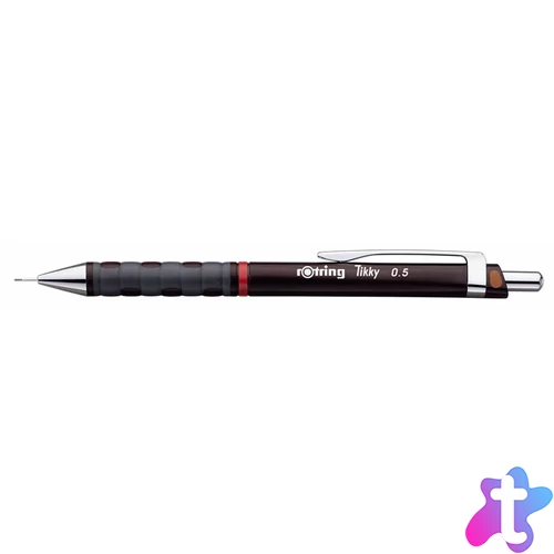 Nyomósirón, 0,5 mm, ROTRING "Tikky T", bordó