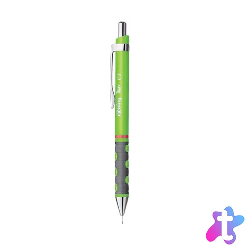 Nyomósirón, 0,5 mm, ROTRING "Tikky", neonzöld