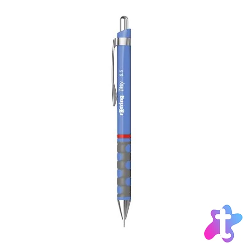 Nyomósirón, 0,5 mm, ROTRING "Tikky", íriszkék