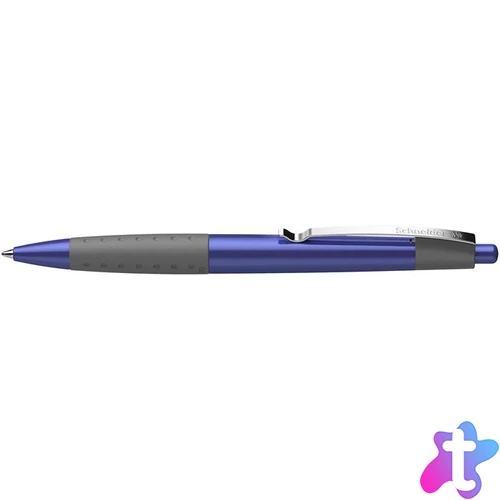 Golyóstoll, 0,5 mm, nyomógombos, SCHNEIDER "Loox", kék