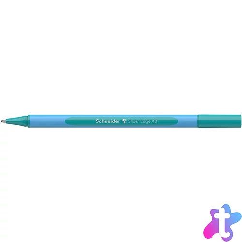 Golyóstoll, 0,7 mm, kupakos, SCHNEIDER "Slider Edge XB Pastel", óceán