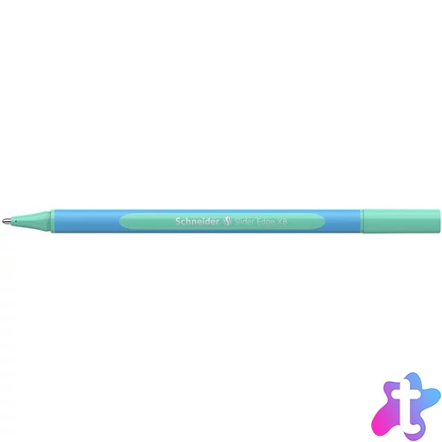 Golyóstoll, 0,7 mm, kupakos, SCHNEIDER "Slider Edge XB Pastel", menta