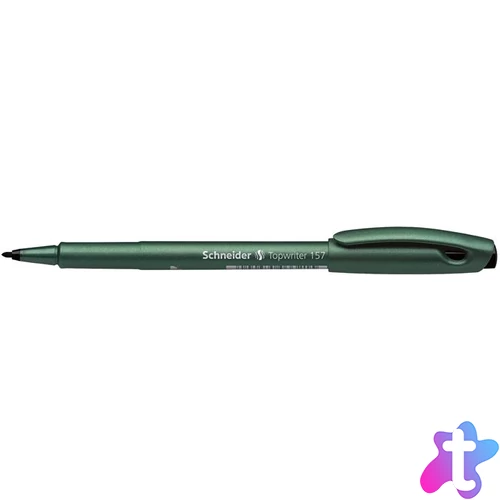 Filctoll, 0,8 mm, SCHNEIDER "Topwriter 157", fekete