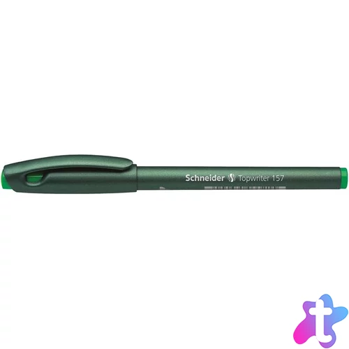 Filctoll, 0,8 mm, SCHNEIDER "Topwriter 157", zöld