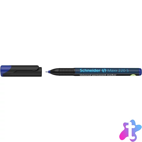 Alkoholos marker, OHP, 0,4 mm, SCHNEIDER "Maxx 220 S", kék