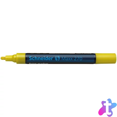 Lakkmarker, 1-3 mm, SCHNEIDER "Maxx 270", sárga