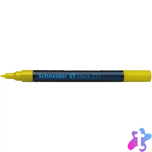 Lakkmarker, 1-2 mm, SCHNEIDER "Maxx 271", sárga
