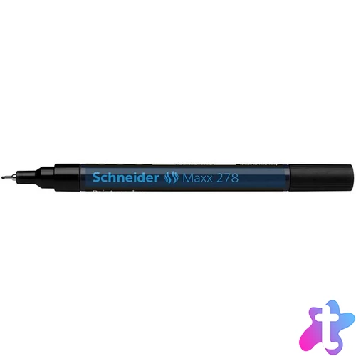 Lakkmarker, 0,8 mm, SCHNEIDER "Maxx 278", fekete