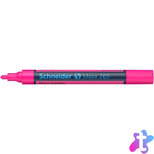 Krétamarker, 2-3 mm, SCHNEIDER "Maxx 265", rózsaszín