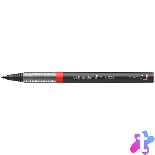 Rollertoll, 0,5 mm, tűhegyű, SCHNEIDER "XTRA 805", piros
