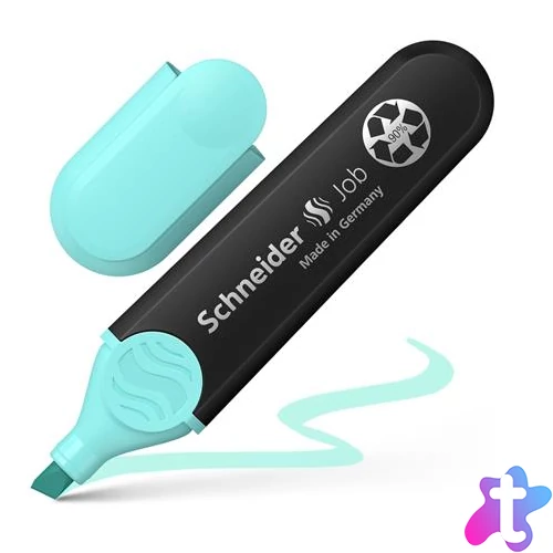 Szövegkiemelő, 1-5 mm, SCHNEIDER "Job Pastel", türkizkék