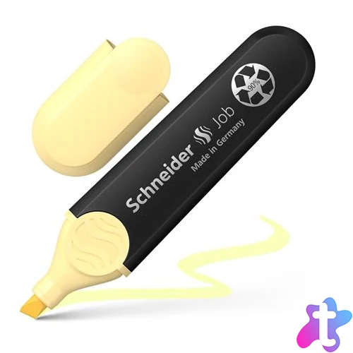 Szövegkiemelő, 1-5 mm, SCHNEIDER "Job Pastel", vanília