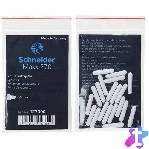 Cserehegy "Maxx 270" lakkmarkerhez, 1-3 mm, SCHNEIDER