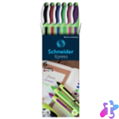 Tűfilc készlet, 0,8 mm, SCHNEIDER "Xpress", 6 különböző szín