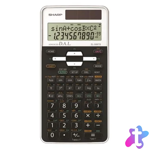 Számológép, tudományos, 470 funkció, SHARP "EL-506TS"