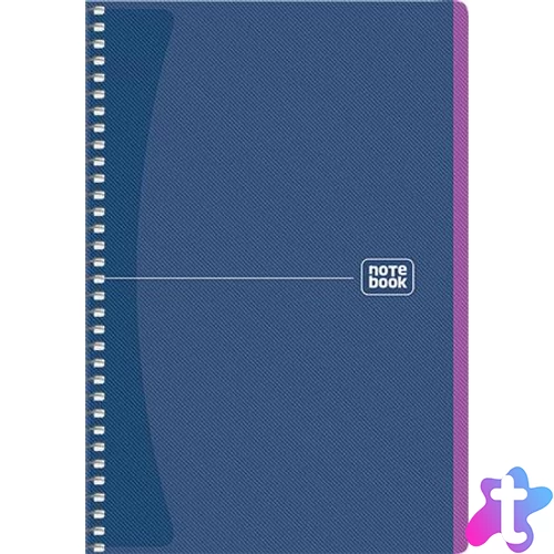 Spirálfüzet, A5, kockás, 80 lap, SHKOLYARYK "Notebook", vegyes