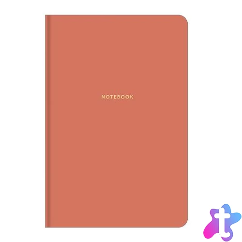 Jegyzetfüzet, B5, kockás, 80 lap, keményfedeles, SHKOLYARYK, narancs